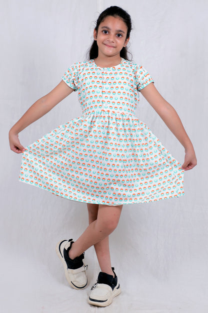 Girls Cotton Frock – Soft & Breathable Summer Dress for Kids