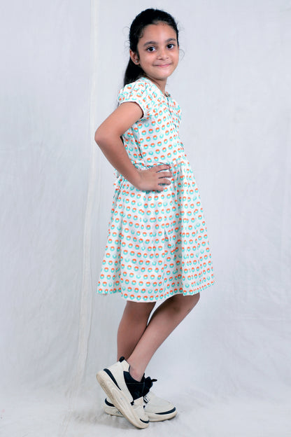 Girls Cotton Frock – Soft & Breathable Summer Dress for Kids