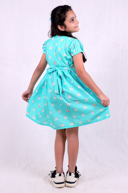Girls Cotton Frock – Soft & Breathable Summer Dress for Kids