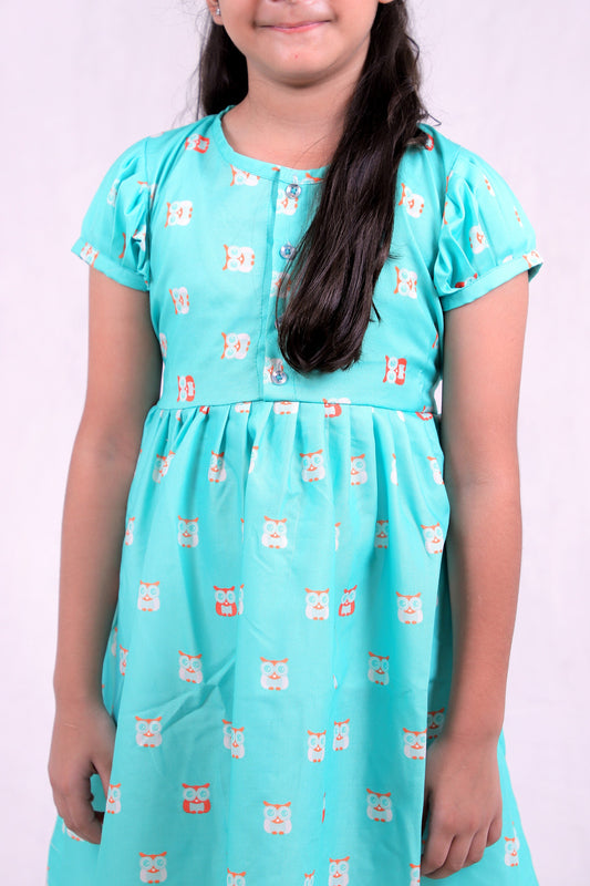 Girls Cotton Frock – Soft & Breathable Summer Dress for Kids