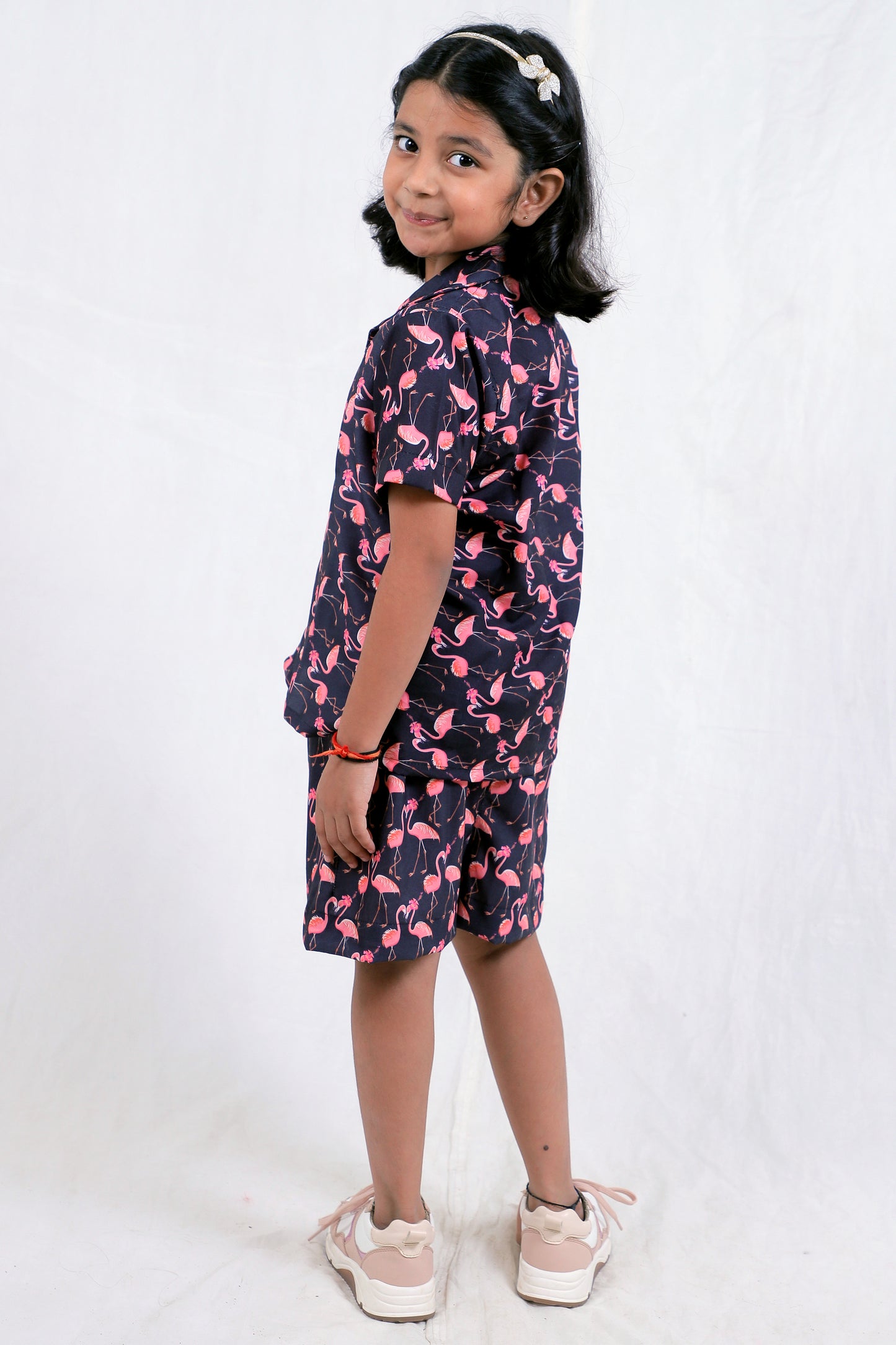 Kids Girls Cord Set – Comfortable & Stylish Matching Outfit dark blue