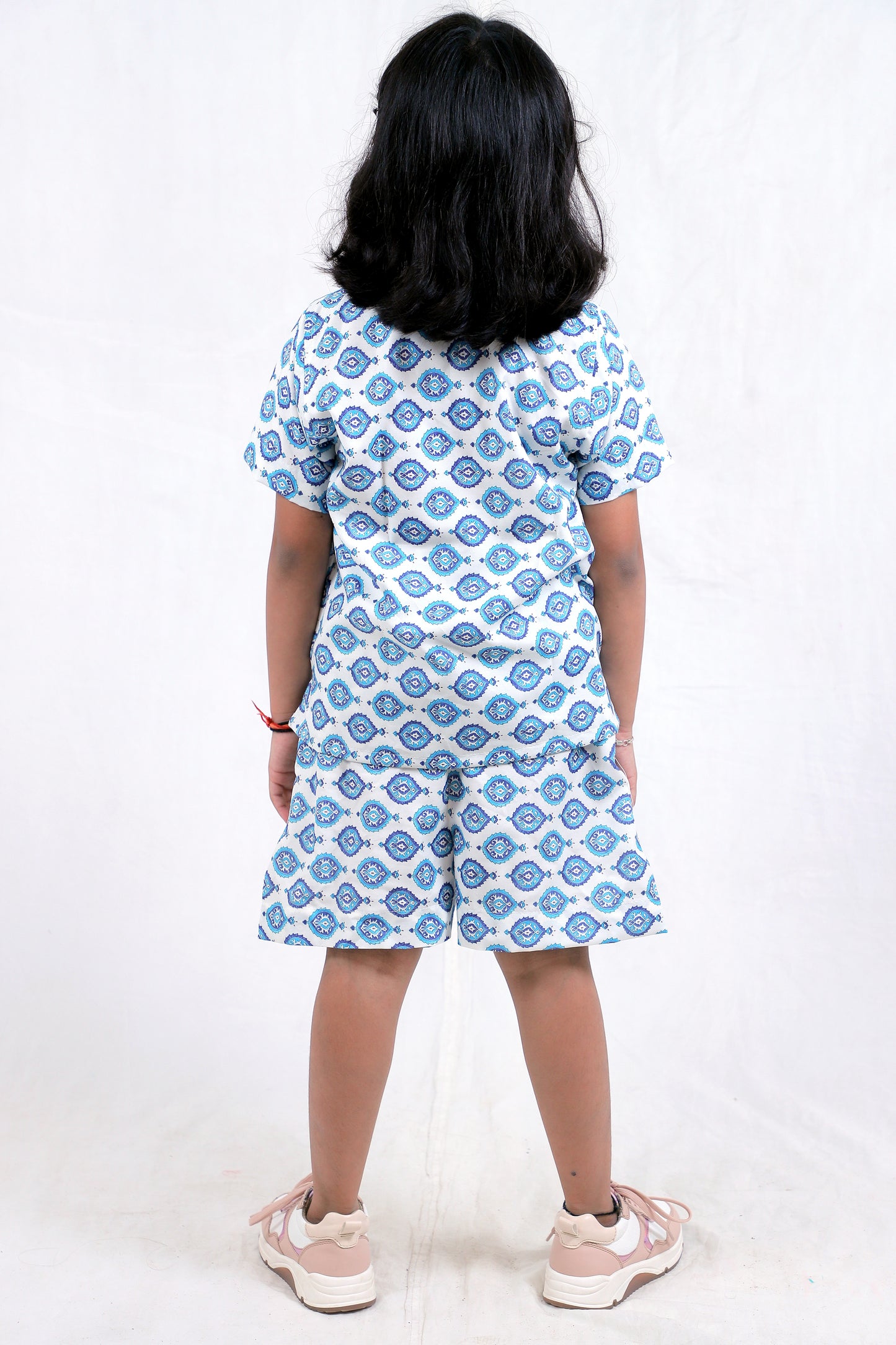 Kids Girls Cord Set – Comfortable & Stylish Matching Outfit blue