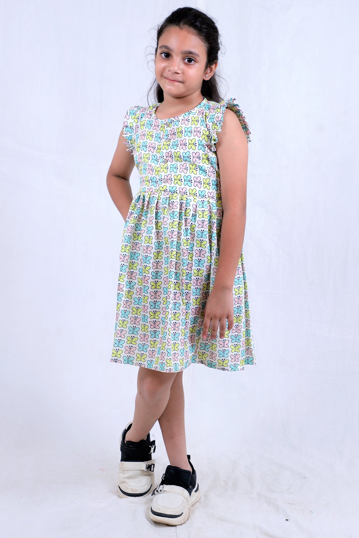 Girls Cotton Frock – Soft & Breathable Summer Dress for Kids