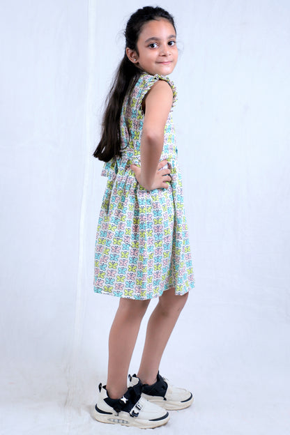Girls Cotton Frock – Soft & Breathable Summer Dress for Kids