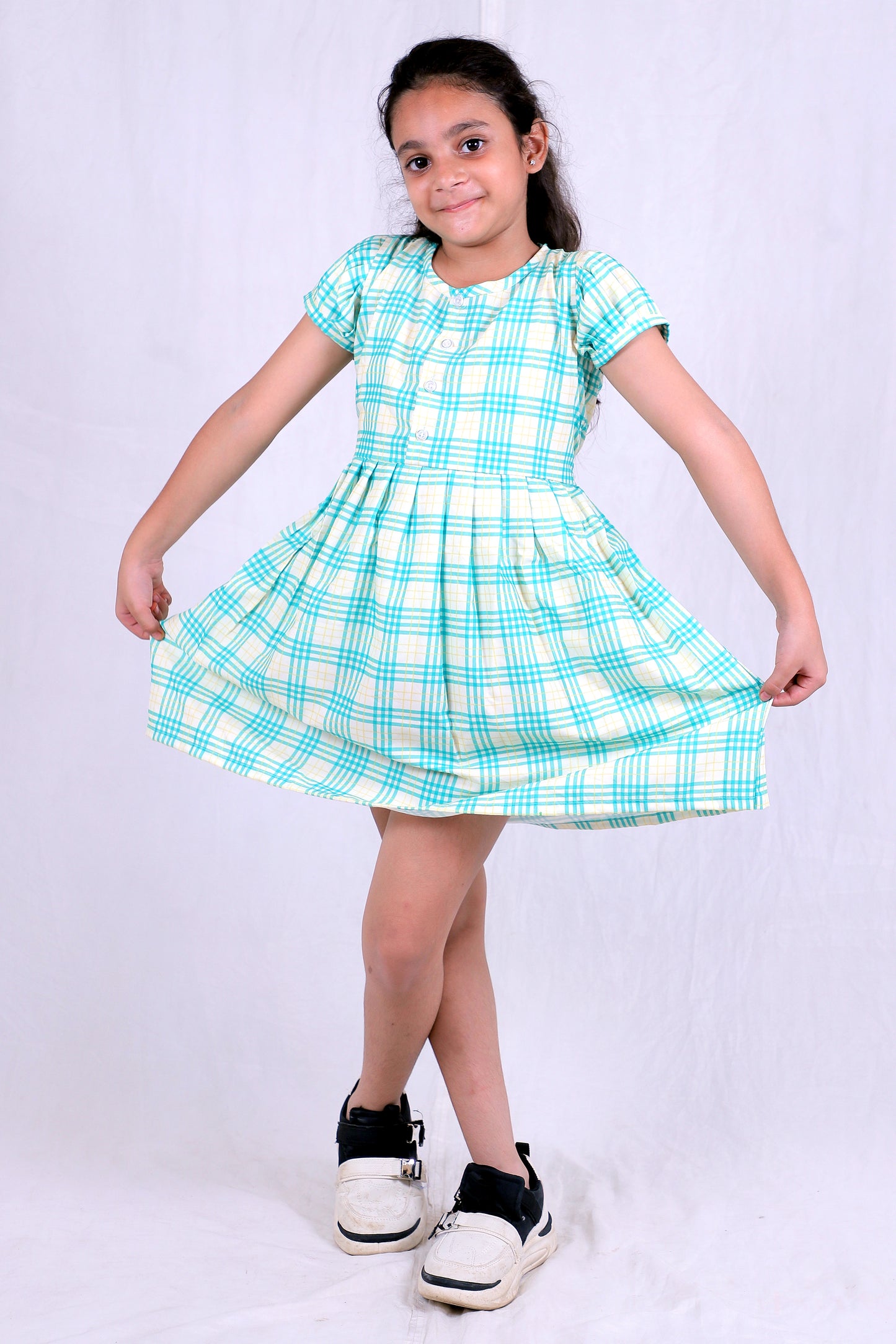 Girls Cotton Frock – Soft & Breathable Summer Dress for Kids