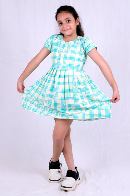 Girls Cotton Frock – Soft & Breathable Summer Dress for Kids