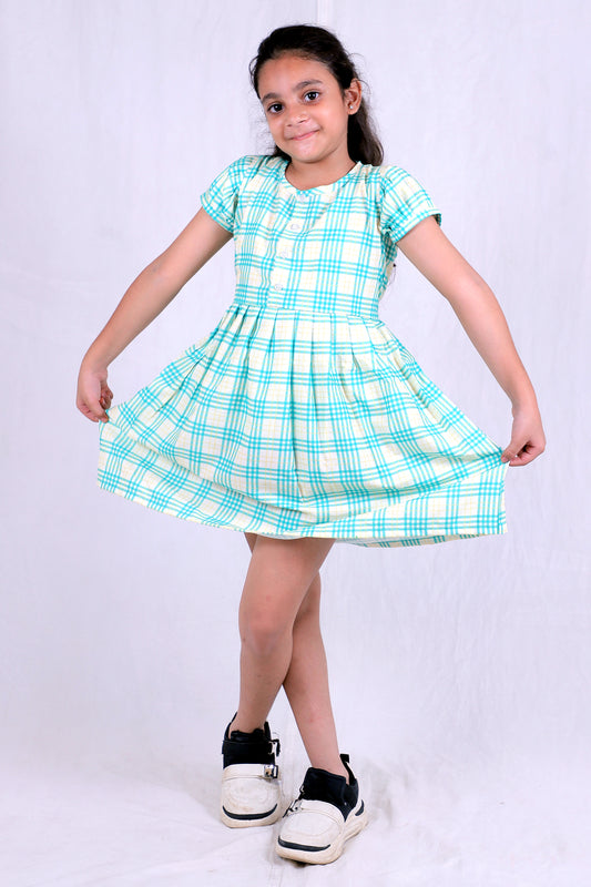 Girls Cotton Frock – Soft & Breathable Summer Dress for Kids