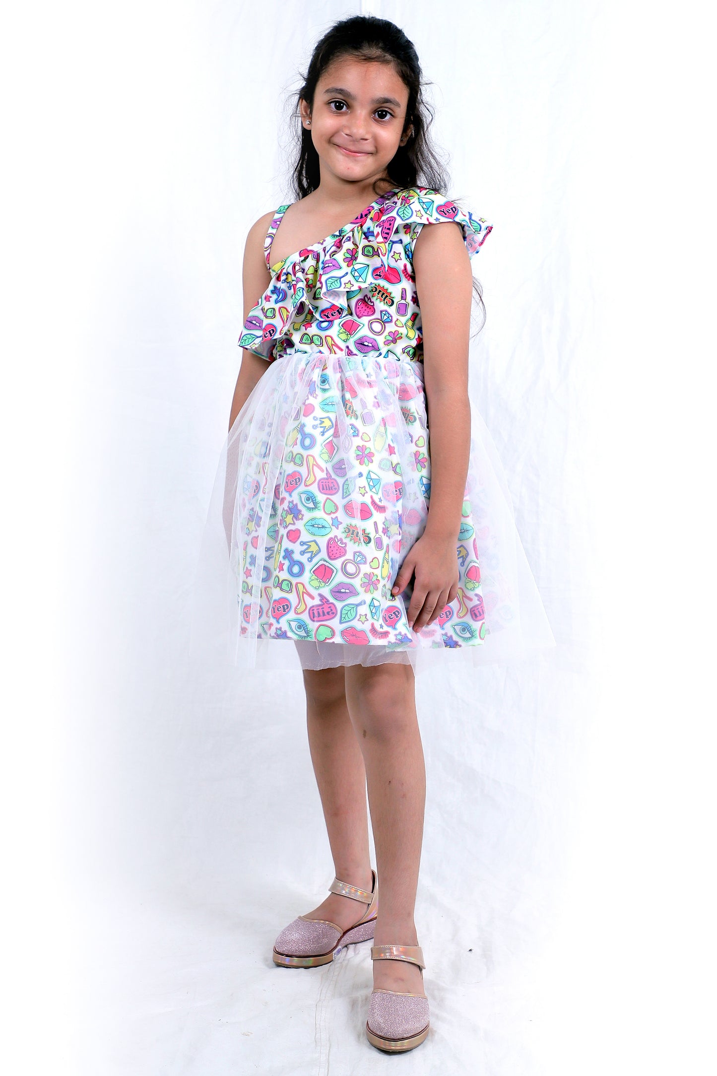 Girls Cotton Frock – Soft & Breathable Summer Dress for Kids