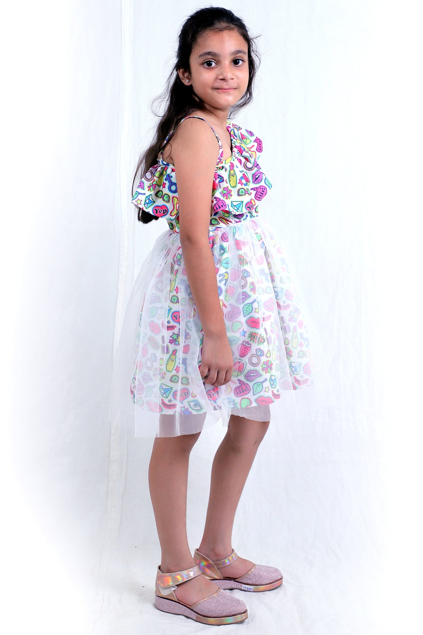 Girls Cotton Frock – Soft & Breathable Summer Dress for Kids