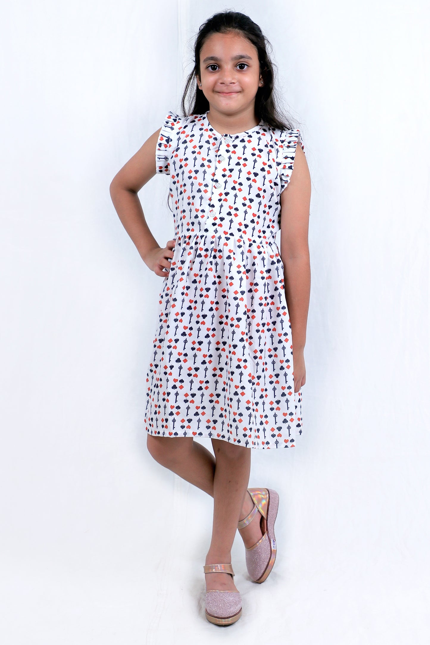 Girls Cotton Frock – Soft & Breathable Summer Dress for Kids