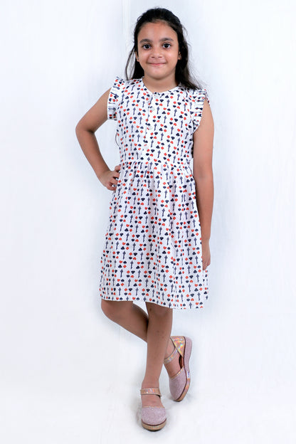 Girls Cotton Frock – Soft & Breathable Summer Dress for Kids