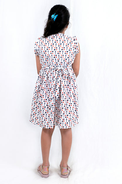 Girls Cotton Frock – Soft & Breathable Summer Dress for Kids