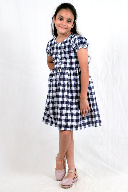 Girls Cotton Frock – Soft & Breathable Summer Dress for Kids