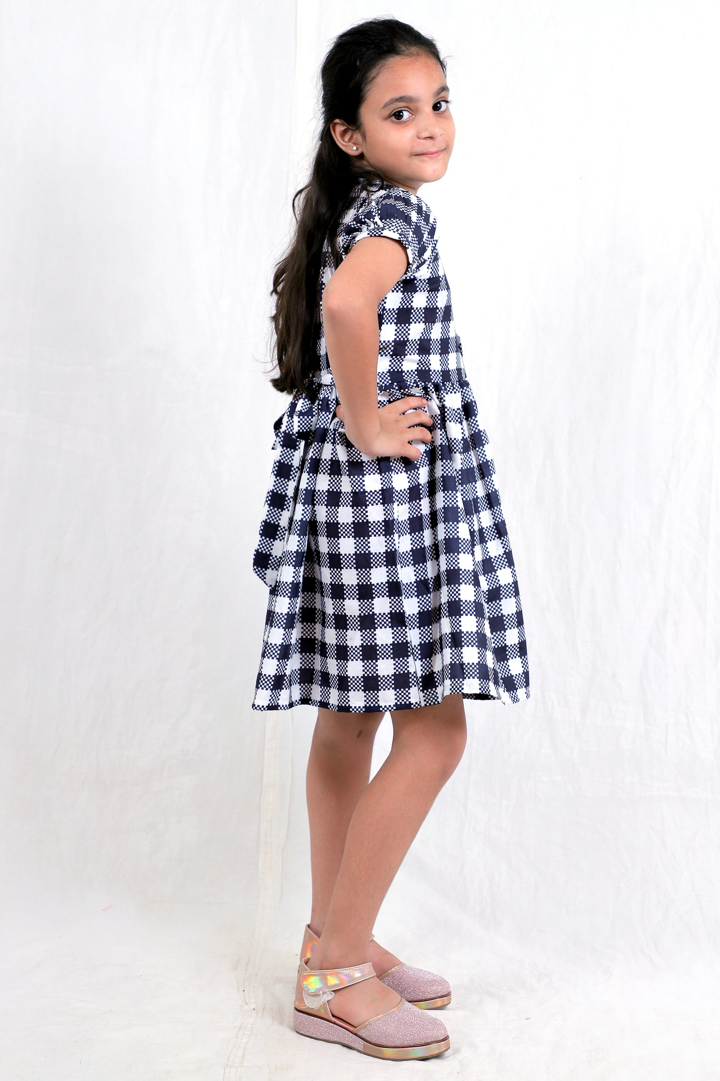Girls Cotton Frock – Soft & Breathable Summer Dress for Kids