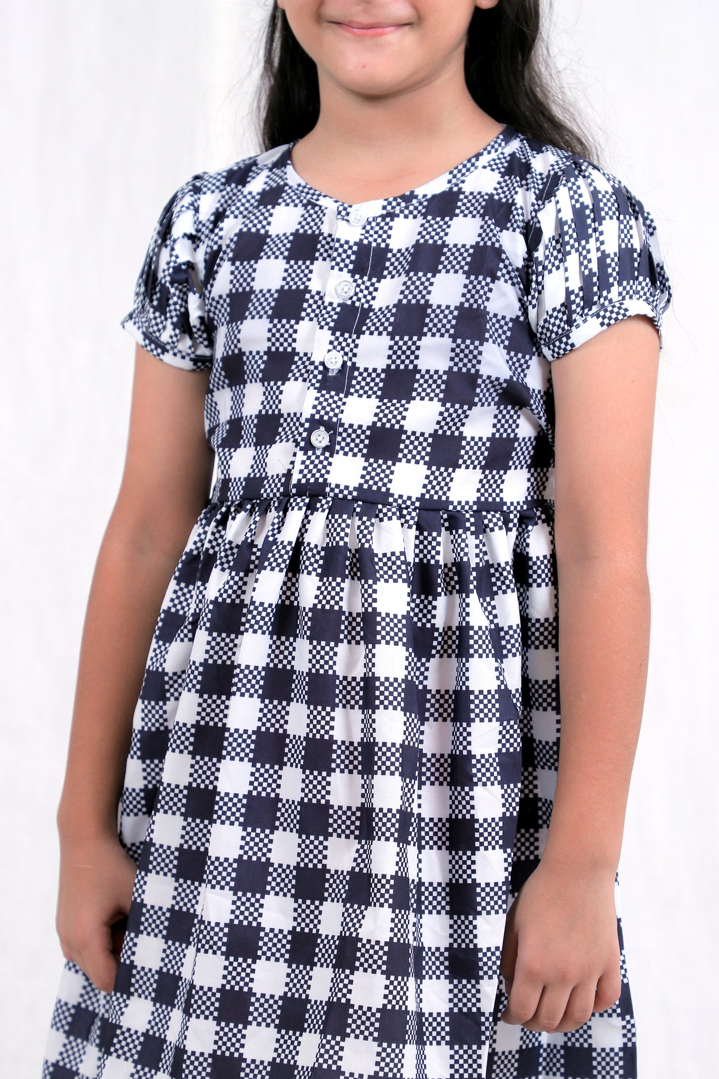 Girls Cotton Frock – Soft & Breathable Summer Dress for Kids
