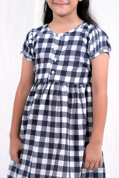 Girls Cotton Frock – Soft & Breathable Summer Dress for Kids