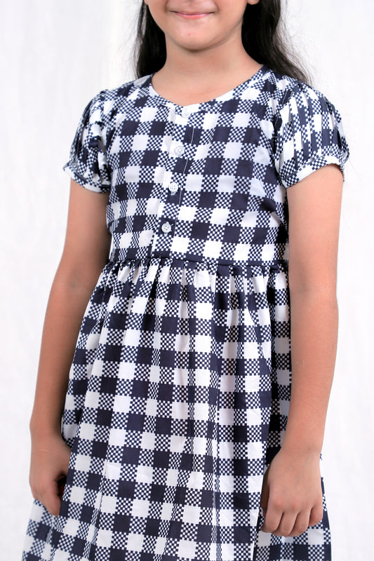 Girls Cotton Frock – Soft & Breathable Summer Dress for Kids