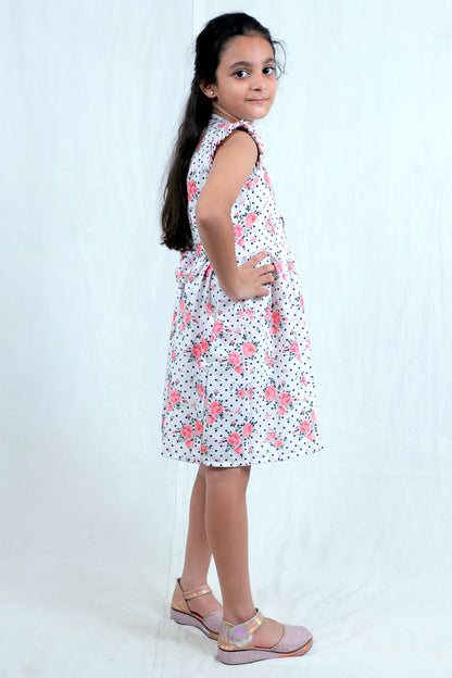 Kids Girls Summer Frock – Soft Cotton Stylish Dress