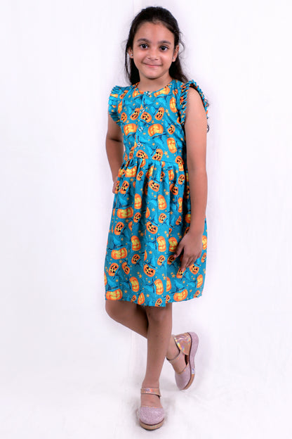 Girls Cotton Frock – Soft & Breathable Summer Dress for Kids