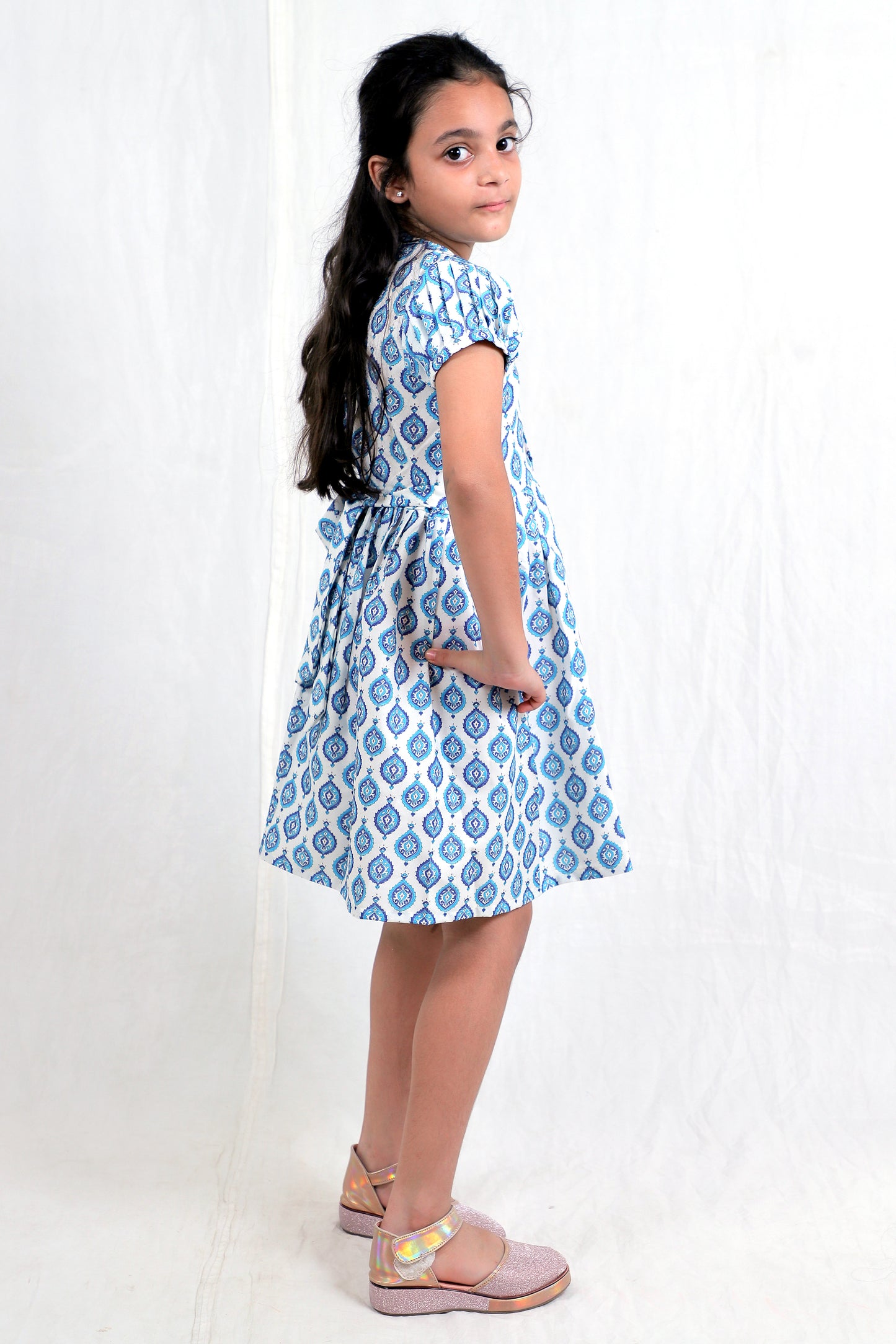 Girls Cotton Frock – Soft & Breathable Summer Dress for Kids