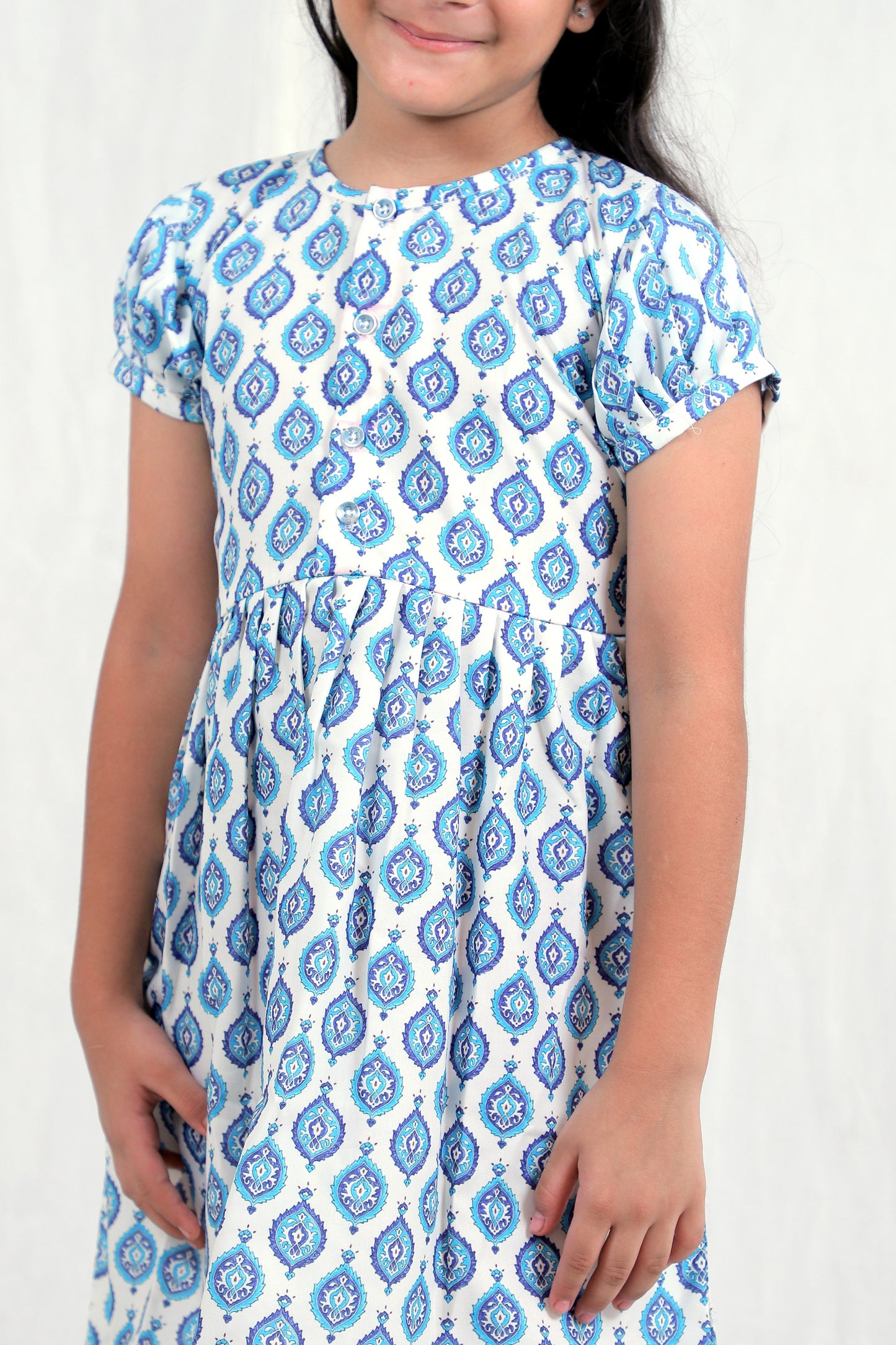Girls Cotton Frock – Soft & Breathable Summer Dress for Kids