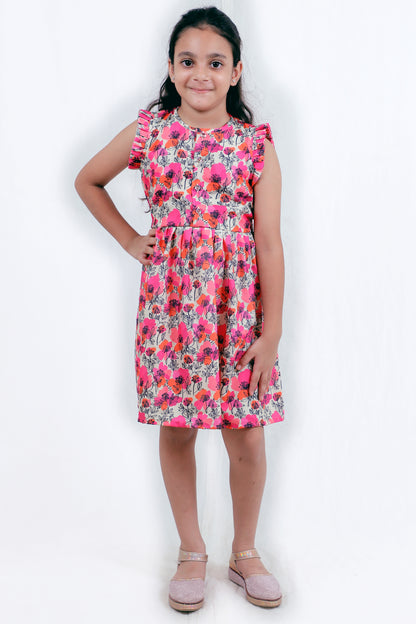 Girls Cotton Frock – Soft & Breathable Summer Dress for Kids