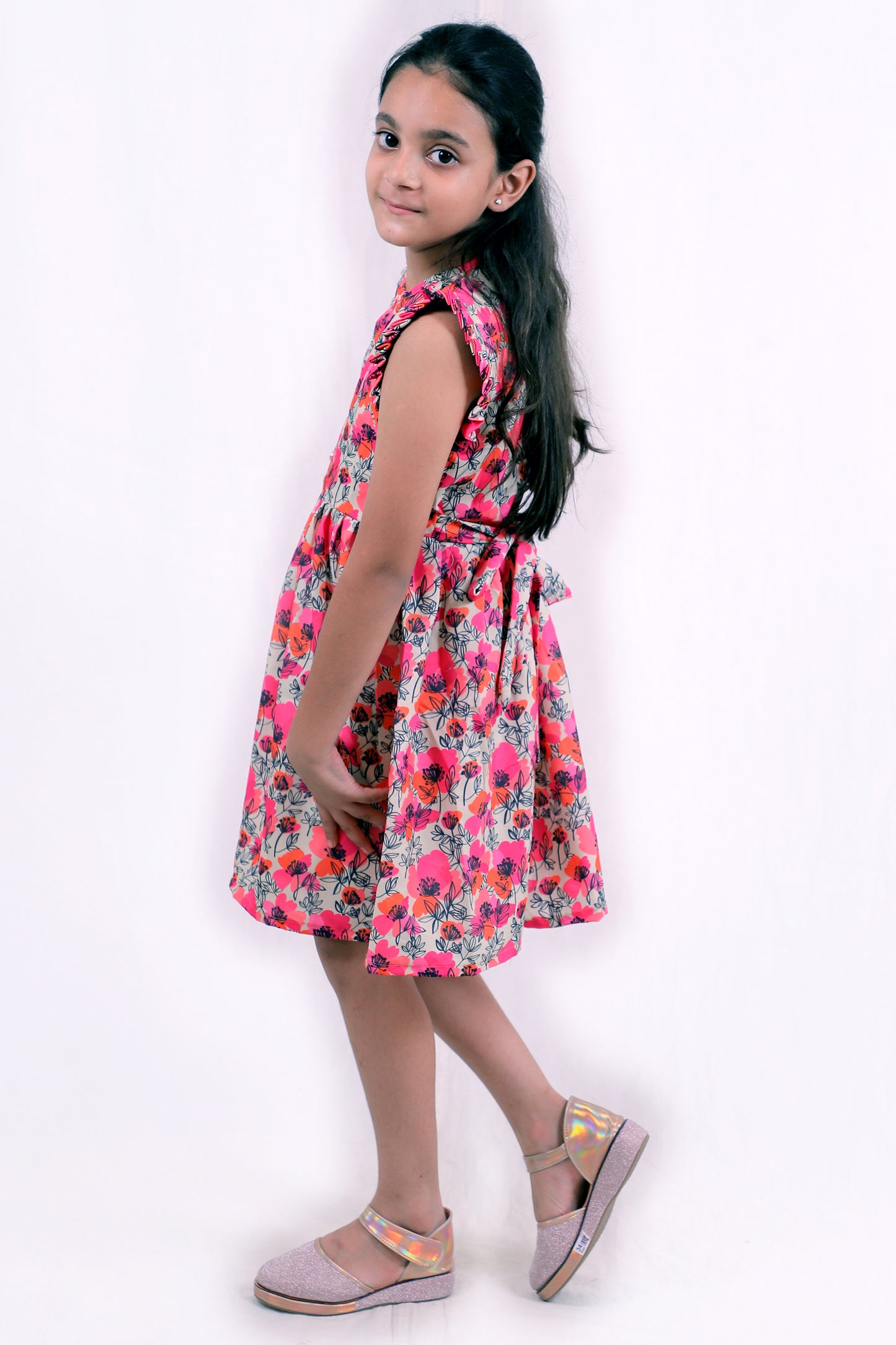 Girls Cotton Frock – Soft & Breathable Summer Dress for Kids