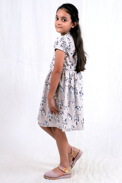 Girls Cotton Frock – Soft & Breathable Summer Dress for Kids