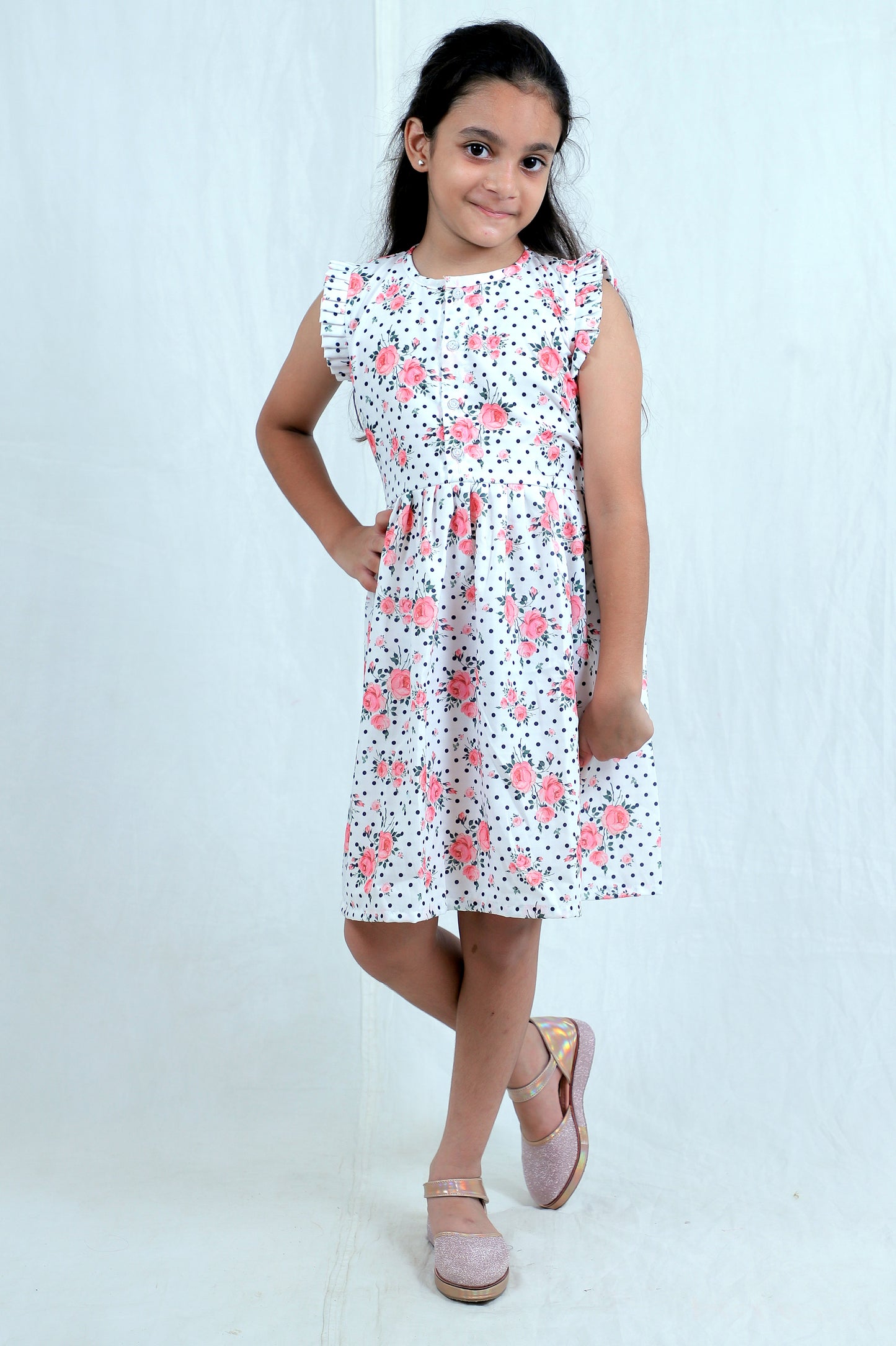 Kids Girls Summer Frock – Soft Cotton Stylish Dress