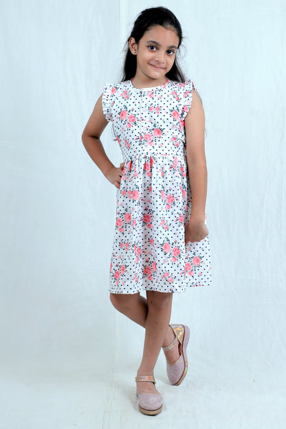 Kids Girls Summer Frock – Soft Cotton Stylish Dress