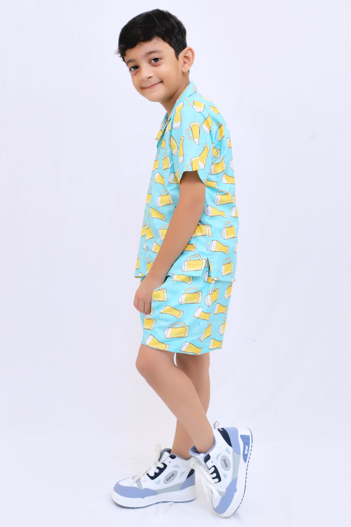 Kids Boys Printed Cord Set – Lightweight & Stylish Co-Ord Outfit