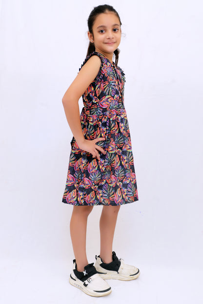 Girls Cotton Frock – Soft & Breathable Summer Dress for Kids