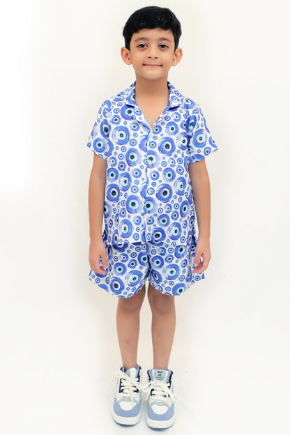 Kids Boys Printed Cord Set – Lightweight & Stylish Co-Ord Outfit