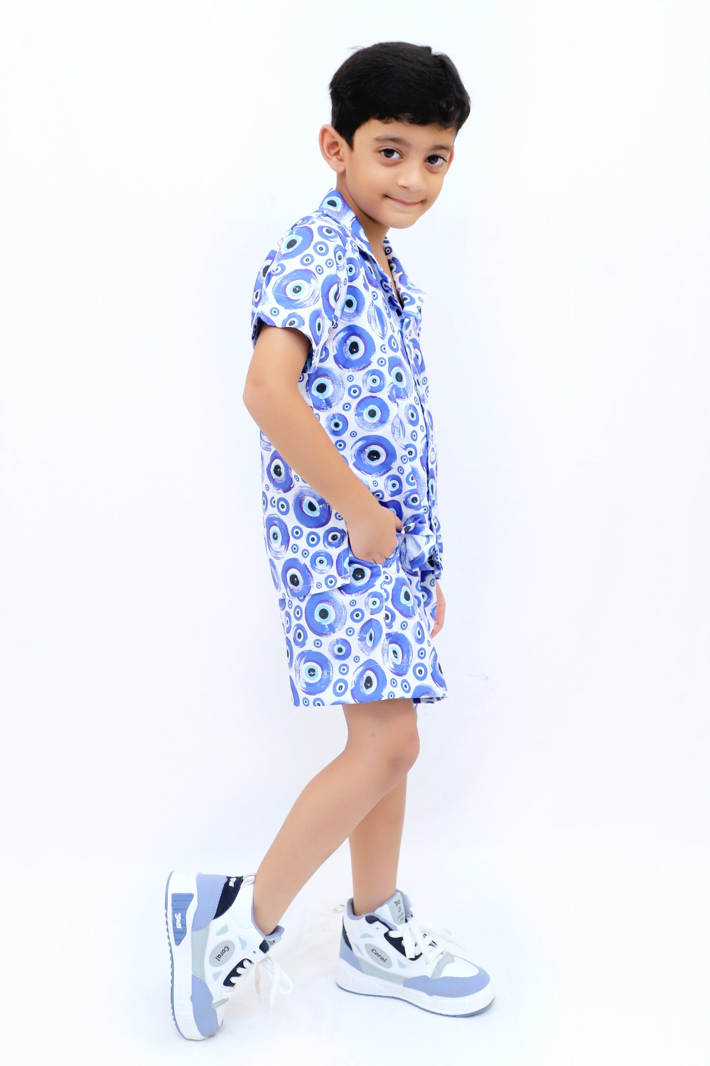 Kids Boys Printed Cord Set – Lightweight & Stylish Co-Ord Outfit