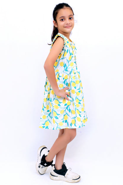 Girls Cotton Frock – Soft & Breathable Summer Dress for Kids
