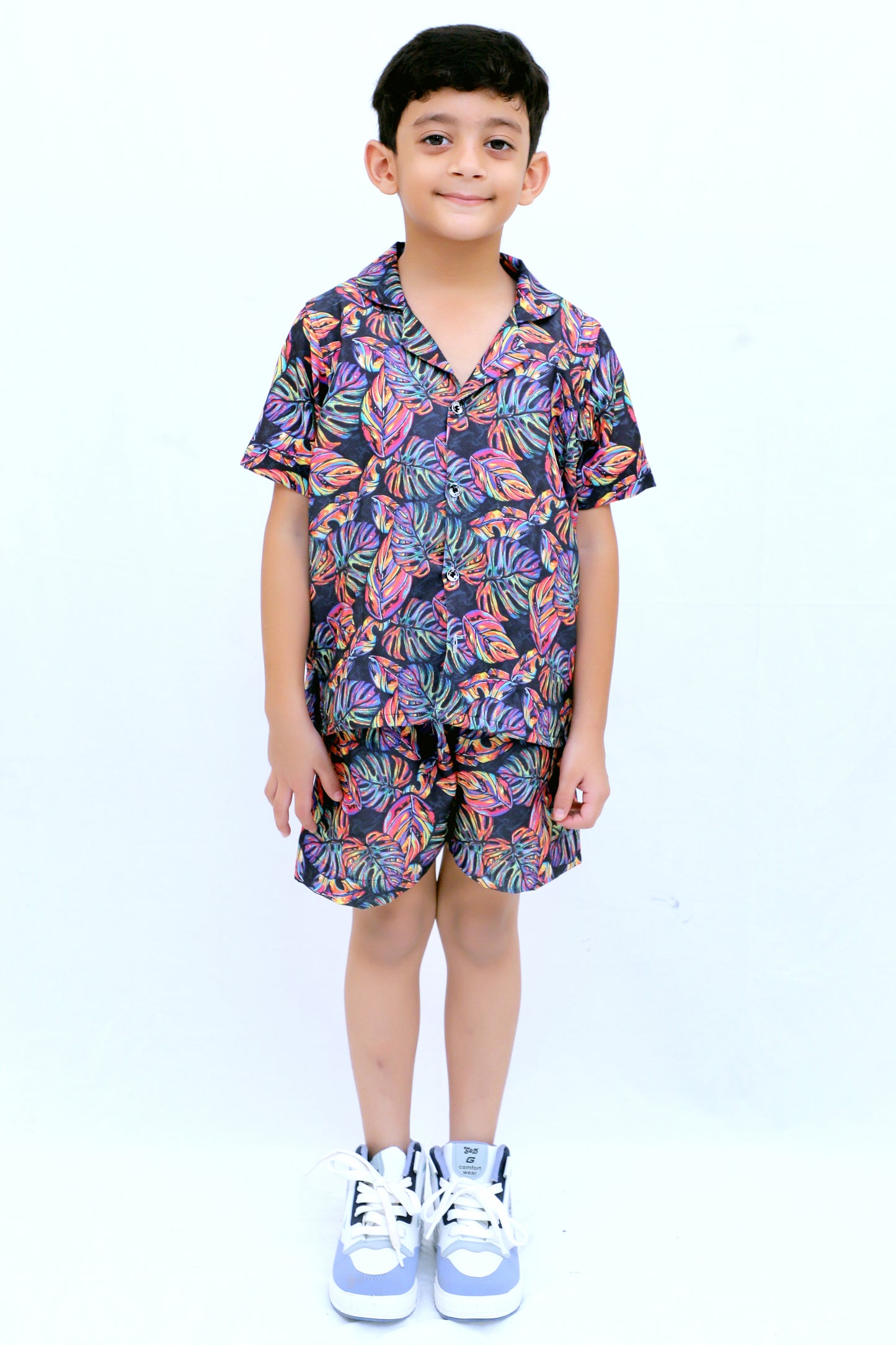 Kids Boys Printed Cord Set – Lightweight & Stylish Co-Ord Outfit
