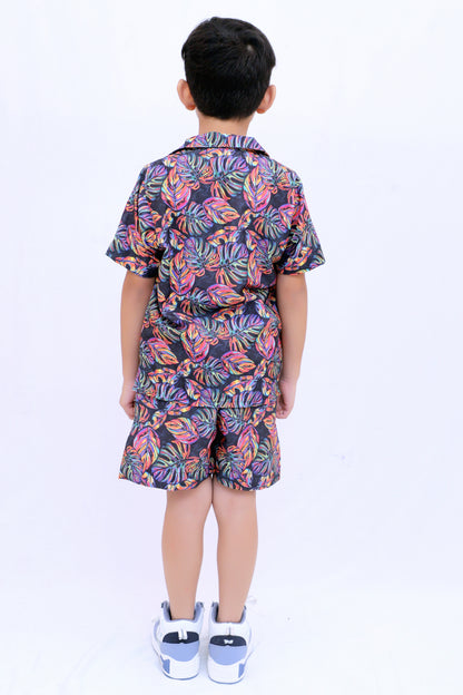 Kids Boys Printed Cord Set – Lightweight & Stylish Co-Ord Outfit