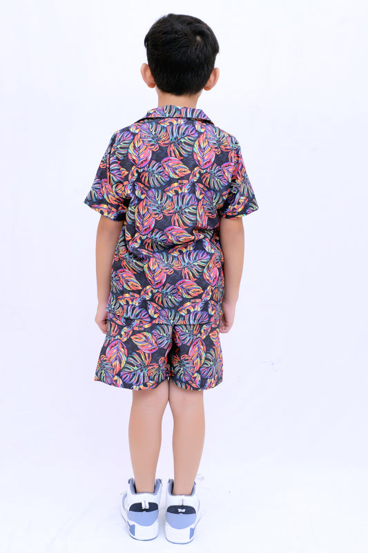Kids Boys Printed Cord Set – Lightweight & Stylish Co-Ord Outfit