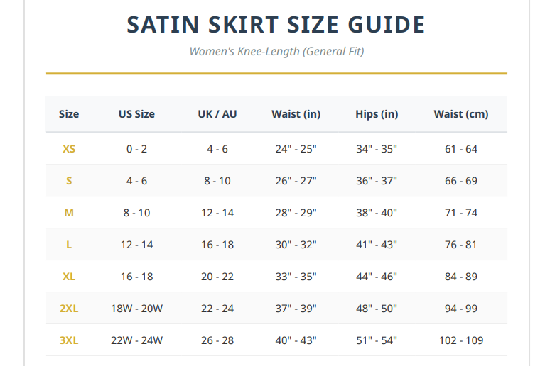 Women Satin A-Line Skirt – Trendy High Waist Party & Casual Wear black