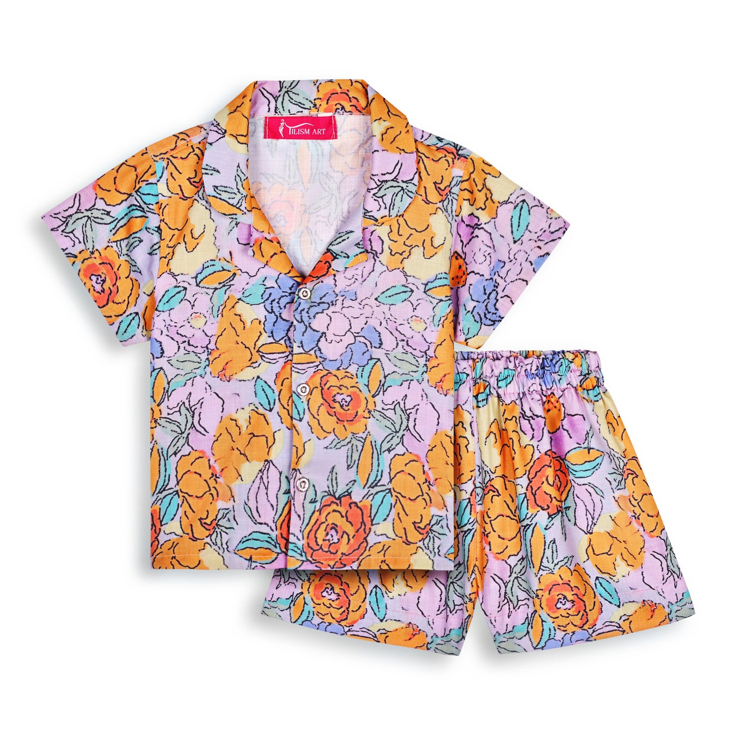 Kids Boys Printed Cord Set – Lightweight & Stylish Co-Ord Outfit