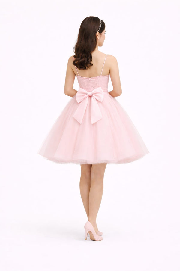 Elegant Women Net Fit & Flare Dress – Stylish Tulle Party & Occasion Wear