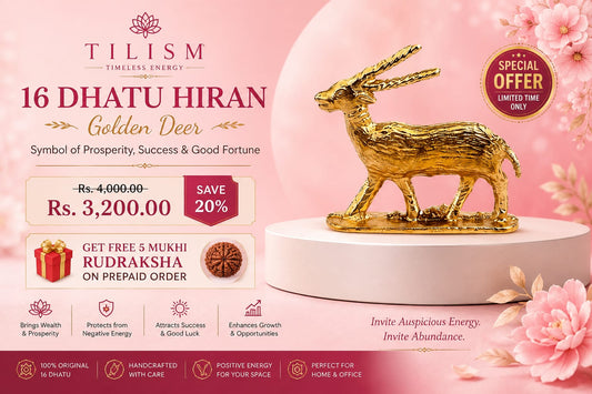 Tilism 16 Dhatu Deer Statue | Home, Office & Vastu Decor