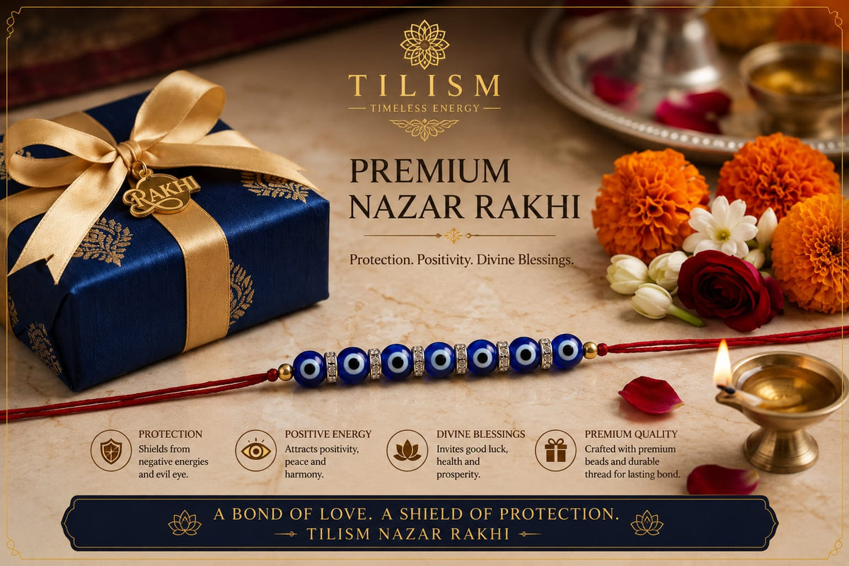 Tilism Premium Nazar Rakhi | Stylish Raksha Bandhan Rakhi