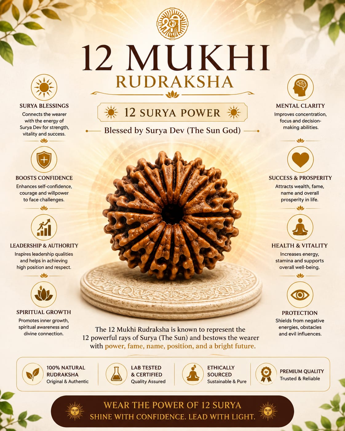 Tilism 12 Mukhi Rudraksha | Natural & Certified Rudraksh