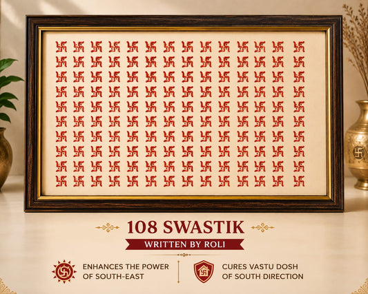 Swastik Frame with 108 Swastik Symbols | Tilism