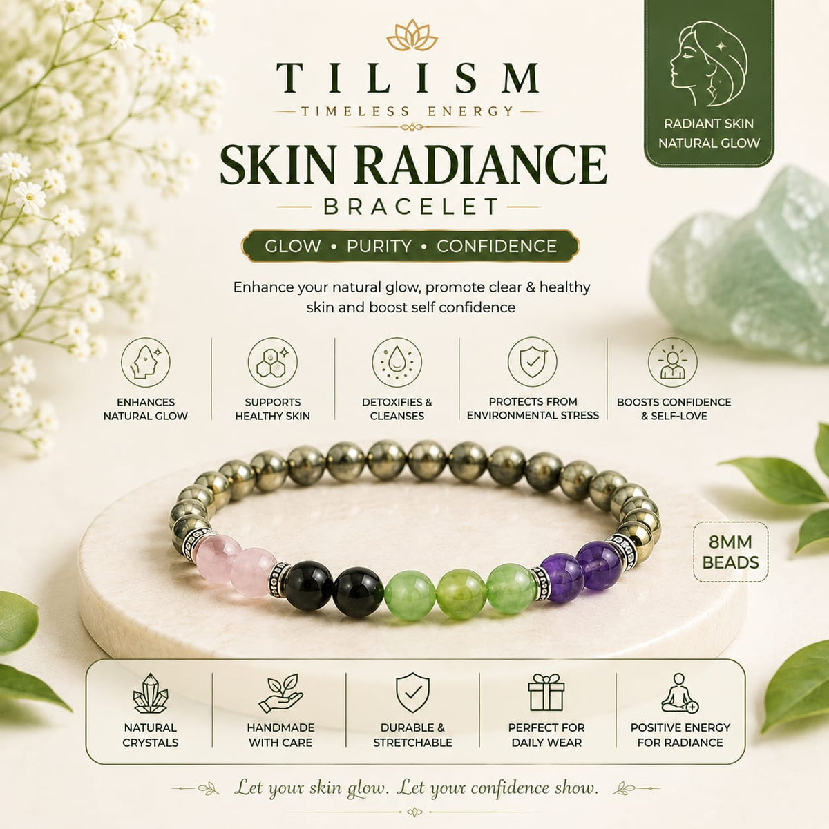 Tilism Skin Radiance Bracelet | Spiritual Wellness